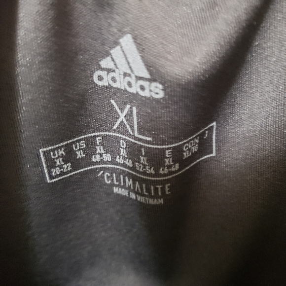 Adidas gray climalite tee Storm FC size XL ladies soccer tee stripe design. - Picture 5 of 6